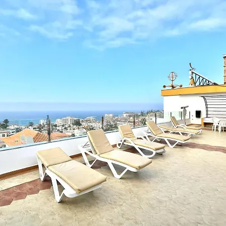 아파트 Estudio Familiar Cs, Wifi, Piscina En La Azotea Compartida En Puerto De La Cruz 푸에르토 드 라 크루즈