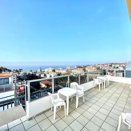 Estudio Familiar Cs, Wifi, Piscina En La Azotea Compartida En Puerto De La Cruz 아파트