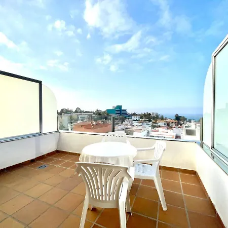 Estudio Familiar Cs, Wifi, Piscina En La Azotea Compartida En Puerto De La Cruz 아파트