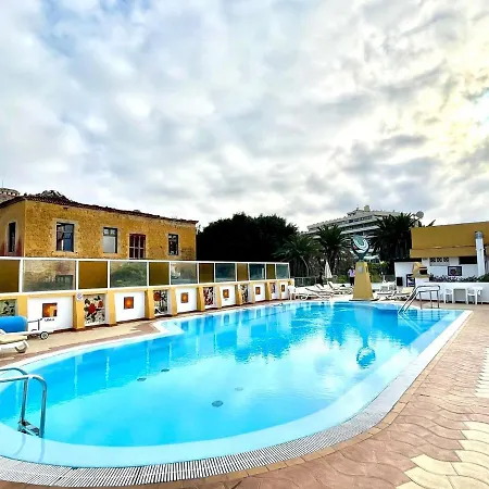 아파트 Estudio Familiar Cs, Wifi, Piscina En La Azotea Compartida En Puerto De La Cruz