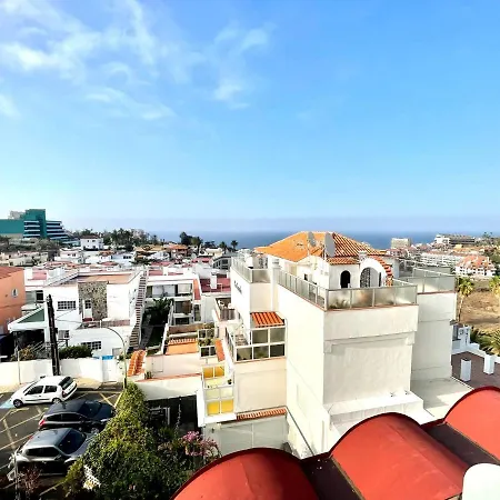 Estudio Familiar Cs, Wifi, Piscina En La Azotea Compartida En Puerto De La Cruz Lejlighed *