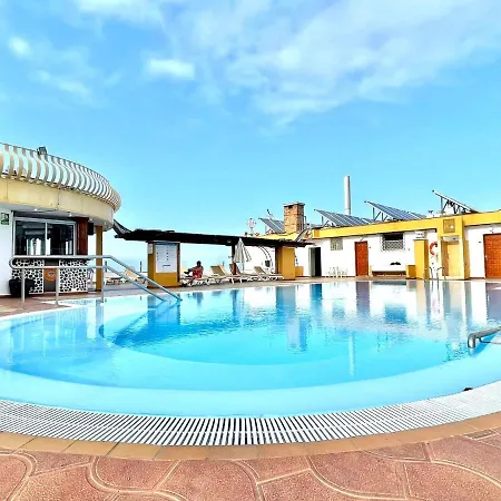 Lejlighed Estudio Familiar Cs, Wifi, Piscina En La Azotea Compartida En Puerto De La Cruz Puerto de la Cruz (Tenerife)